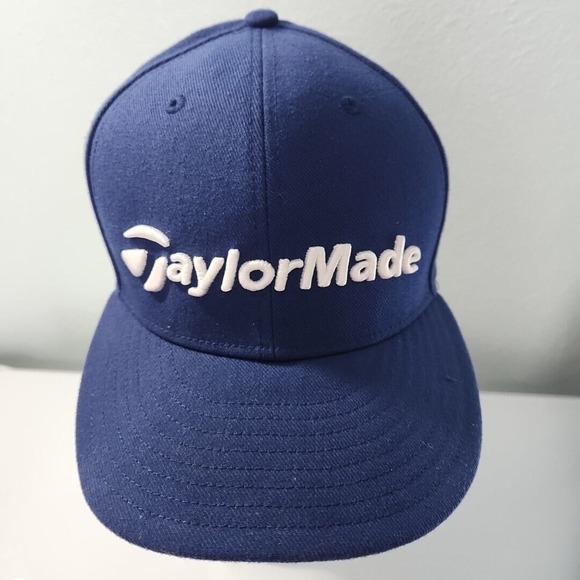 New Era 9Fifty TaylorMade Golf Blue Snapback Hat Cap R15 Aero Burner Adjustable - Picture 1 of 15